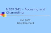 NEEP 541 – Focusing and Channeling