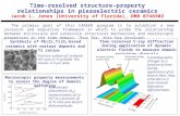 Macroscopic property measurements to assess the degree of domain switching