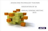 DESIGN AND TECHNOLOGY TEACHERS                           ASSOCIATION OF SA