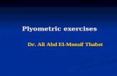 Plyometric exercises