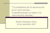 Beatriz Rodríguez Rava 24 de setiembre 2007