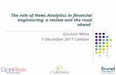The role of News Analytics in financial engineering: a review and the road ahead 