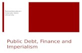 Public Debt, Finance and Imperialism