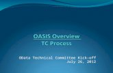 OASIS Overview  TC Process