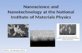 Nanoscience  and Nanotechnology at the National Institute of Materials Physics