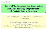 Several Techniques for Improving Neutron-Energy Dependence  of PADC Track Detector