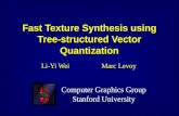 Fast Texture Synthesis using Tree-structured Vector Quantization
