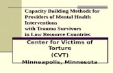 Center for Victims of Torture (CVT) Minneapolis, Minnesota