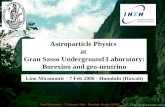 Astroparticle Physics  at  Gran Sasso Underground Laboratory: Borexino and geo-neutrino