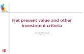 Net present value and other investment criteria