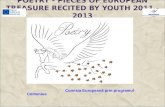 POETRY - Pieces of European Treasure Recited by Youth 2011 - 2013