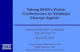 Taking EHDI’s Pulse: Conferences as Strategic Change Agents