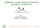 HOMMER: Holistic Model for Minority Education  & Research