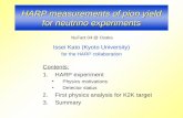 HARP measurements of pion yield for neutrino experiments