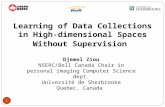 Learning of Data Collections in High-dimensional Spaces Without Supervision