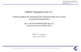 UNECE Regulation No 117 Testing method for measuring the wet grip index of C1 tyres