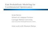 Fast Probabilistic Modeling for Combinatorial Optimization