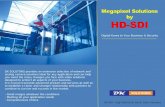 Megapixel Solutions by  HD-SDI