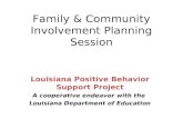 Family & Community Involvement Planning Session