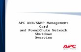 APC Web/SNMP Management Card and PowerChute Network Shutdown Overview