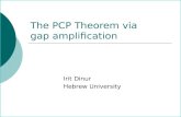 The PCP Theorem via  gap amplification