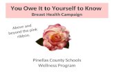 You Owe It to Yourself to Know  Breast Health Campaign