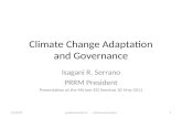 Climate Change Adaptation and Governance