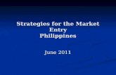 Strategies for the Market Entry Philippines