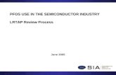 PFOS USE IN THE SEMICONDUCTOR INDUSTRY  LRTAP Review Process