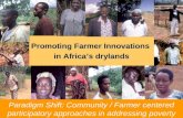 Promoting Farmer Innovations  in Africa’s drylands