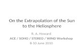 On the Extrapolation of the Sun to the Heliosphere