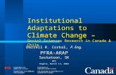 Institutional Adaptations to Climate Change – Social Sciences Research in Canada & Chile