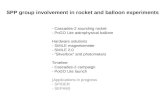 SPP group involvement in rocket and balloon experiments