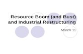 Resource Boom (and Bust) and Industrial Restructuring