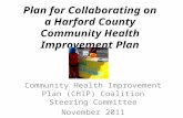 Plan for Collaborating on a Harford County Community Health Improvement Plan