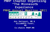 PNHP Chapter Organizing “The Minnesota Experience” PNHP Annual Meeting 2011