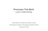 Processes  T hat Work  Loan Underwriting
