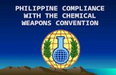 PHILIPPINE COMPLIANCE WITH THE CHEMICAL WEAPONS CONVENTION