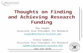 Thoughts on Finding and Achieving Research Funding