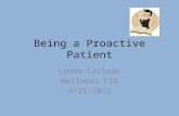 Being a Proactive Patient