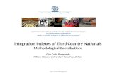 Integration Indexes of Third Country Nationals  Methodological Contributions Gian Carlo Blangiardo