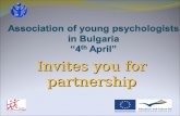 Association of young psychologists in Bulgaria “4 th  April”