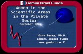 Women in the Scientific Areas in the Private Sector  November 2002
