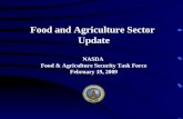 Food and Agriculture Sector  Update NASDA  Food & Agriculture Security Task Force