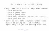 Introduction to OS (414)