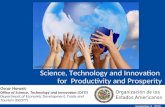 Science, Technology and Innovation  for  Productivity and Prosperity