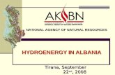 HYDROENERGY IN ALBANIA