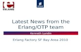Latest News from the Erlang/OTP team