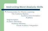 Instructing Word Analysis Skills