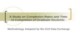 A Study on Completion Rates and Time to Completion of Graduate Students